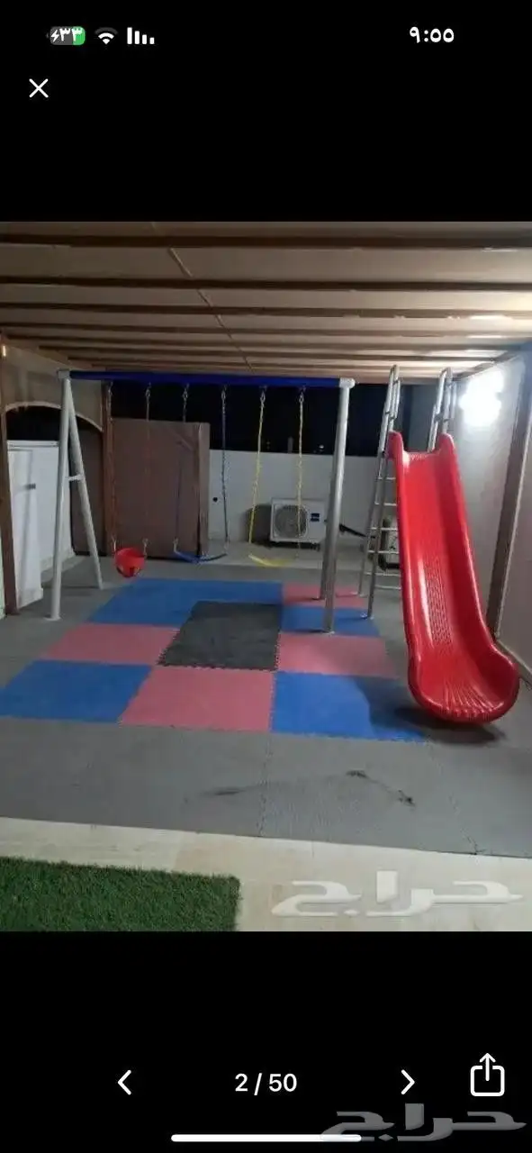 مراجيح متعددة وزحاليق بمجموعات كبيرة ومتوسطة 26