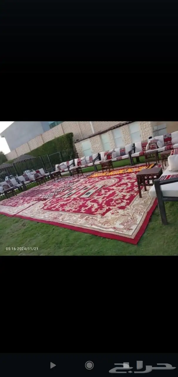 تاجير كراسي طاولات جلسات شعبيه 7