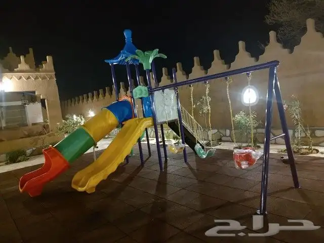 مراجيح زحاليق انبوبية اسطوانية والعاب دوارة 35