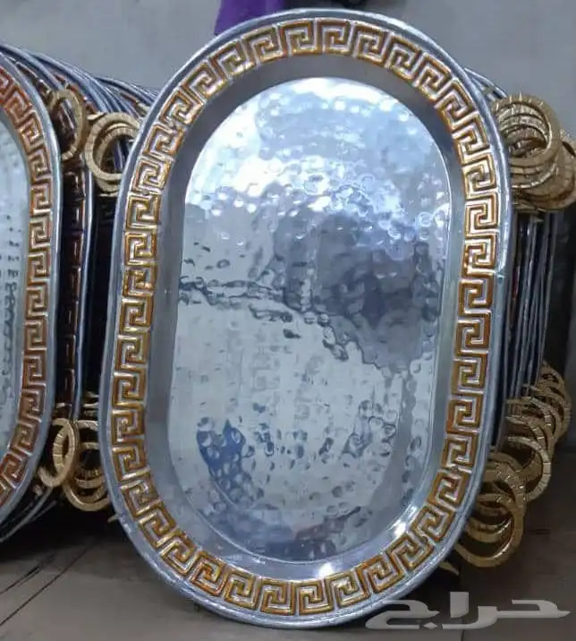 صواني ذبائح صناعه سوريه جديده مقاس 1.20متر 0