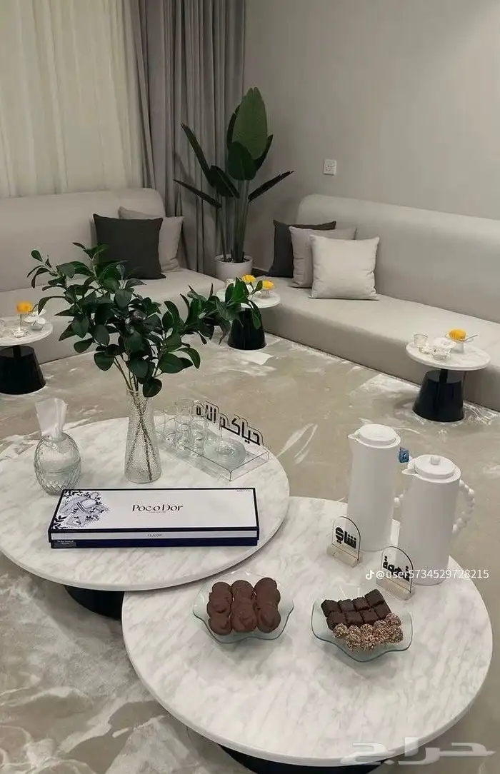 Sofas backrests Arabic majlis curtains and platforms for con 9