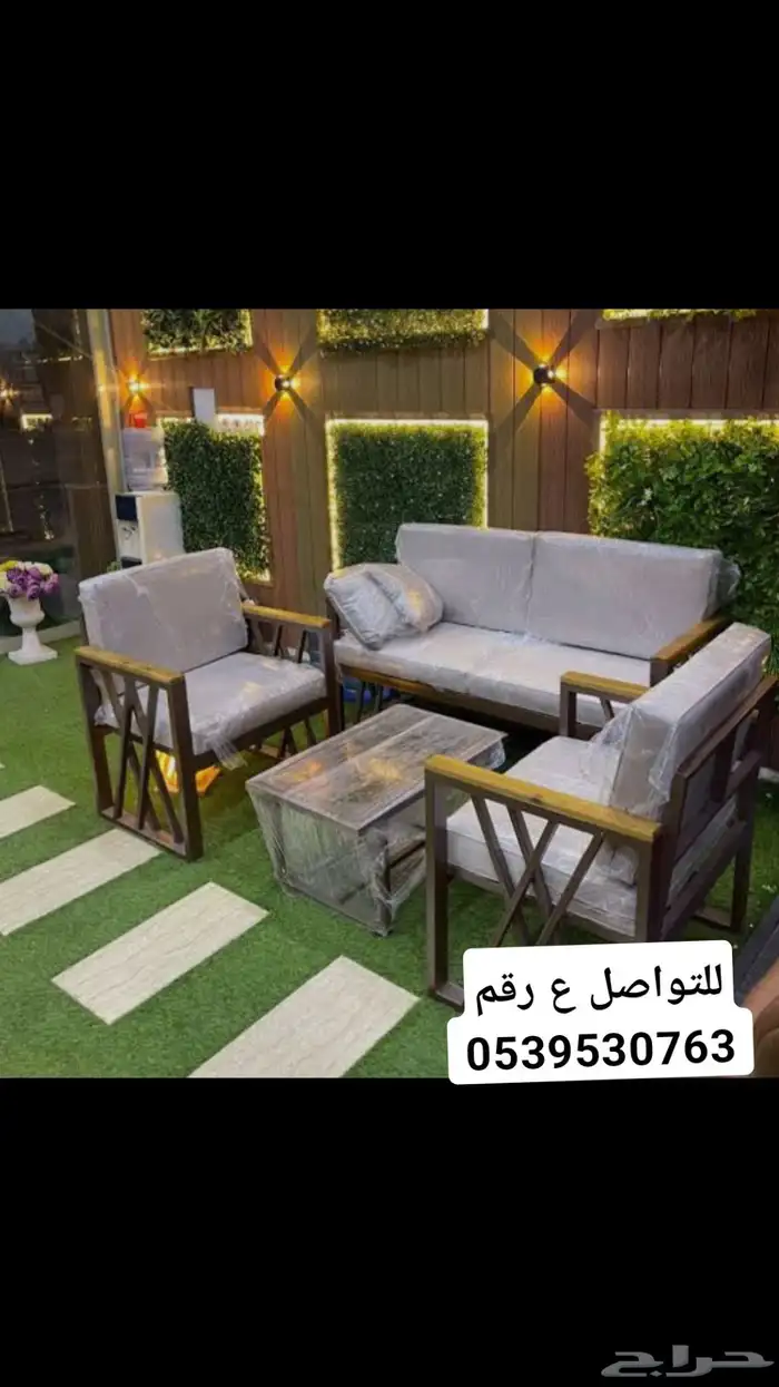 جلسات خارجية تعطي اطلاله فريدة في حديقه منزلك 1