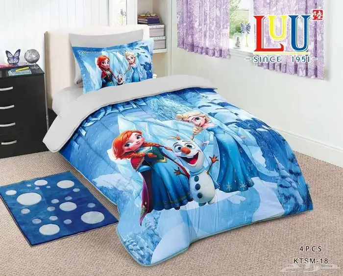 مفارش رسومات اطفال 4 قطع 8