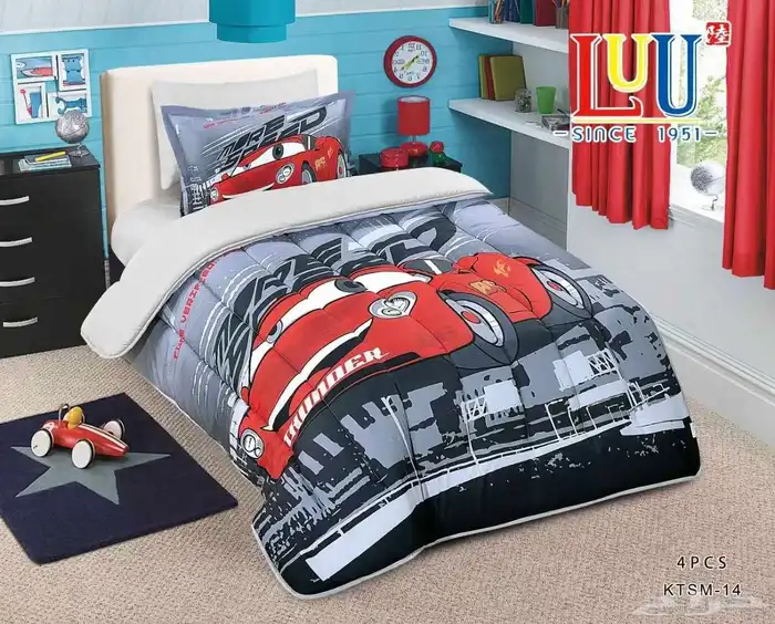 مفارش رسومات اطفال 4 قطع 0