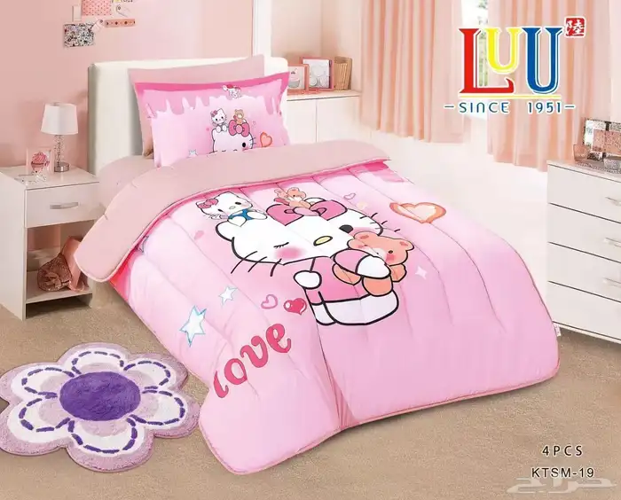 مفارش رسومات اطفال 4 قطع 6