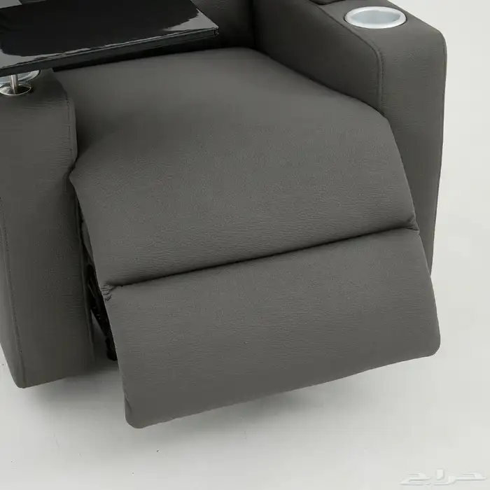 كرسي استرخاء سينمائي هزاز ودوار مع طاولة لابتوب وحامل اكواب 9