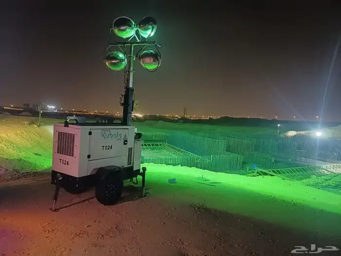 ايجار مولدات كهرباء   مواطير   تور لايت 4
