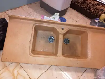 رخامة مغسلة للبيع مترين 1