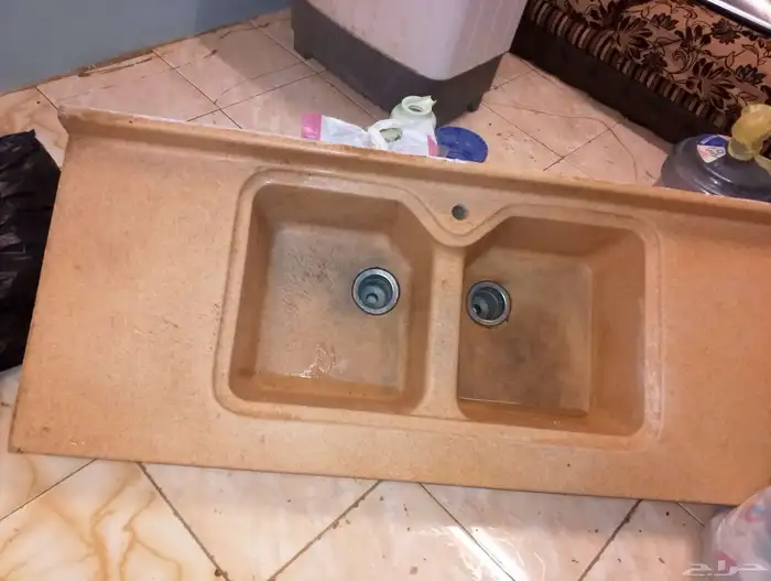 رخامة مغسلة للبيع مترين 1