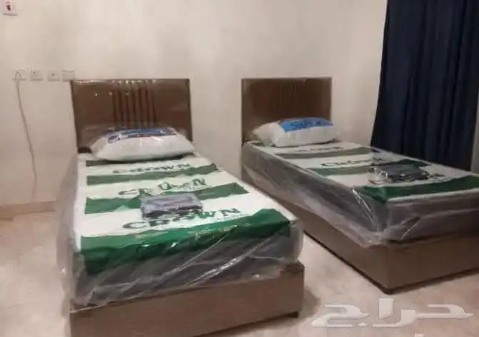 متاح لدينا سراير جديده نفر ونفر ونص جميع احجام الدواليب 3