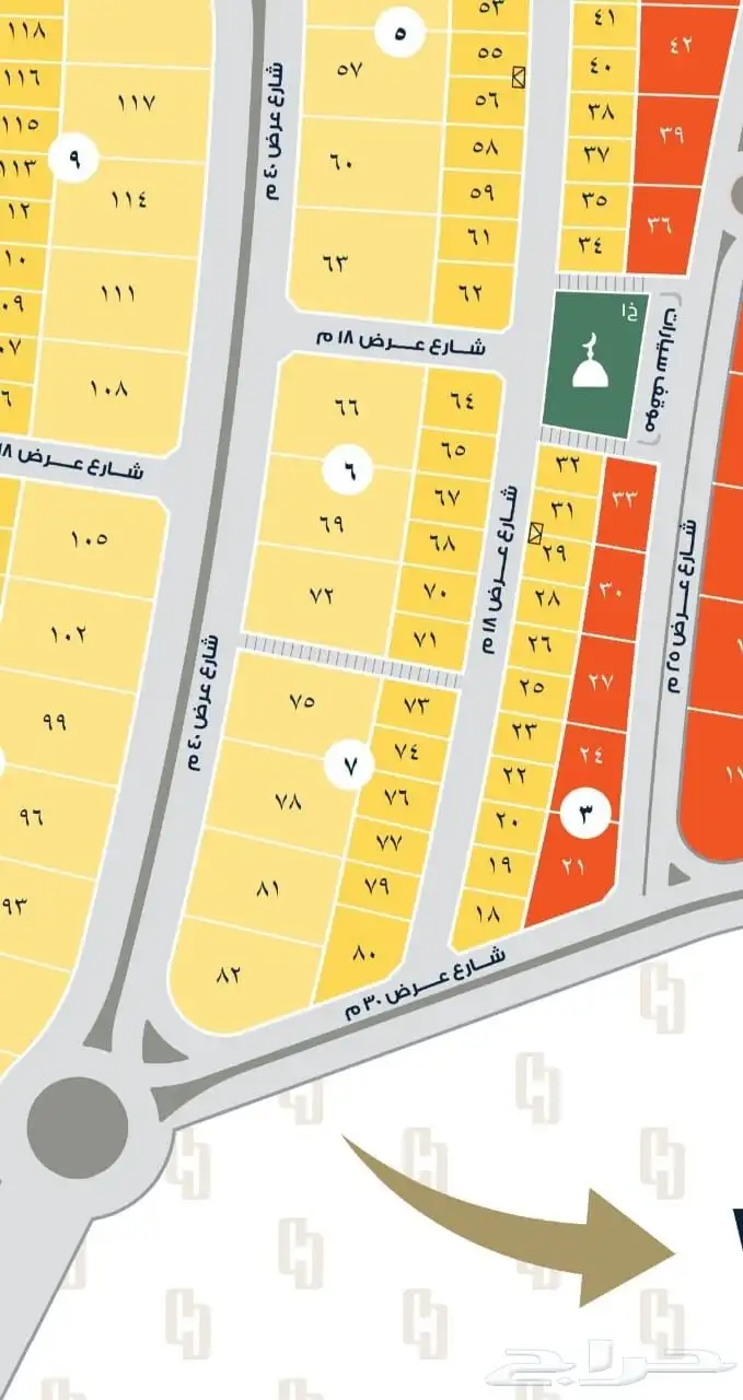 للبيع ارض سكنية على البوليفارد في الخبر حي النخيل الذهبي 0