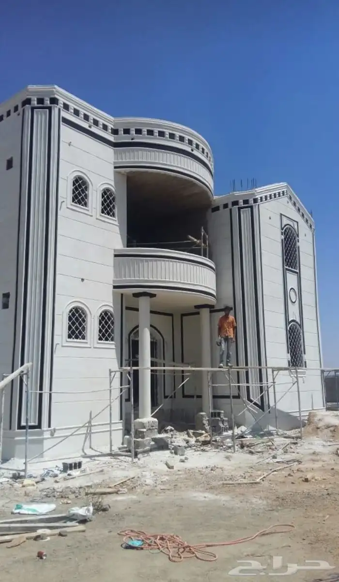 الديكورات الخارجيه سمنت الرياض وبطحأ الرياض 8