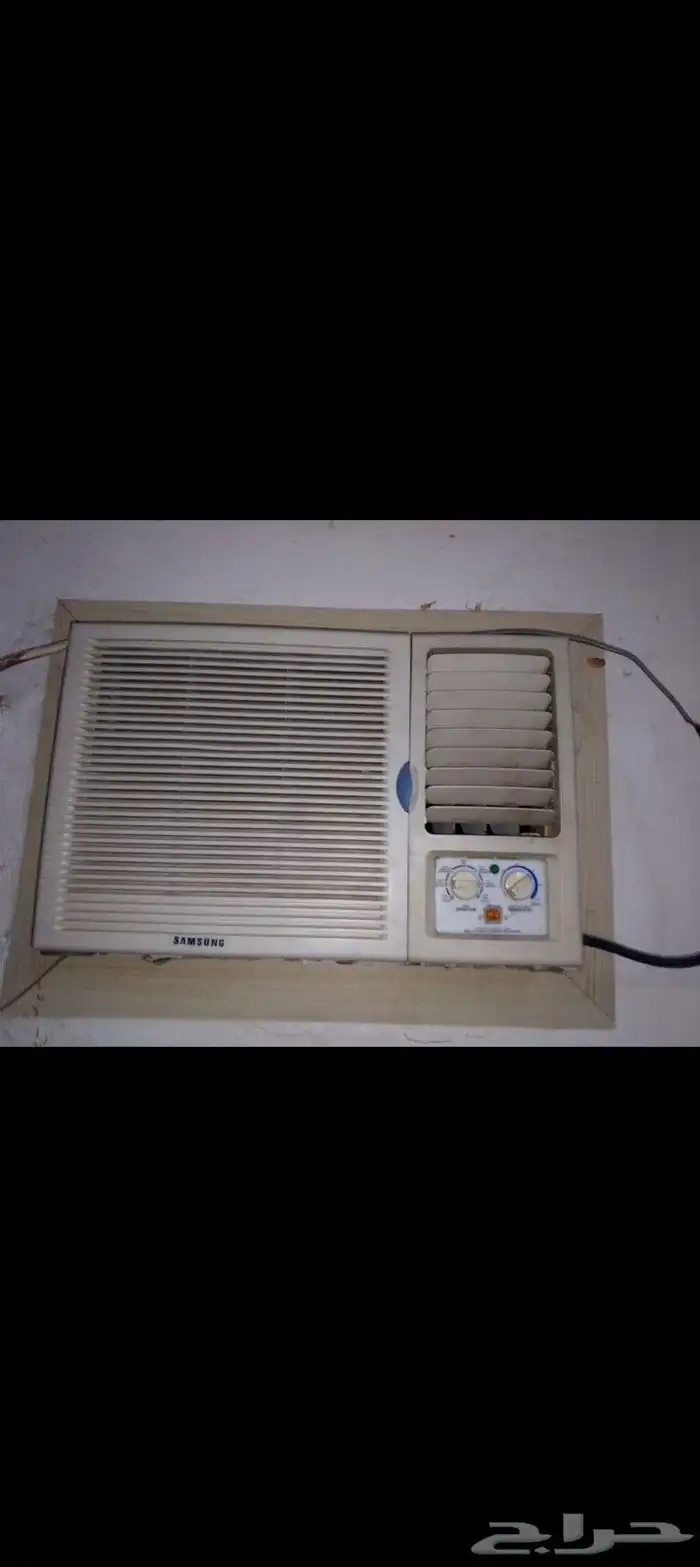 مكيف شباك شركة سامسون نظيف كمبروسر 24 1