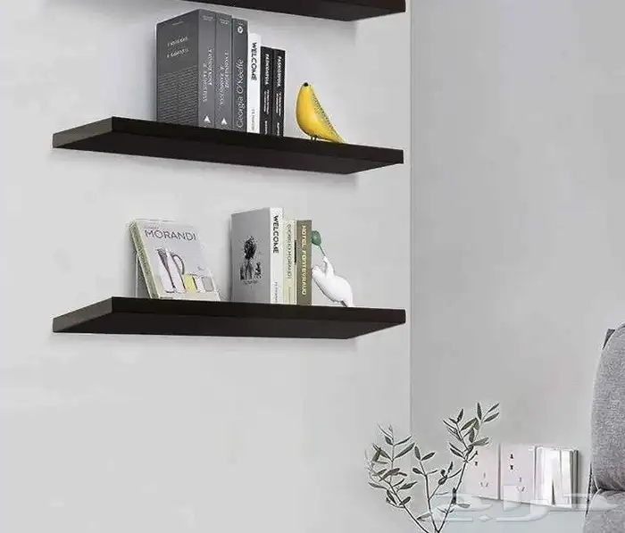 ارفف عائمه مودرن مقاسات مختلفه للديكورات وتنفع رف تحت الشاشة 0