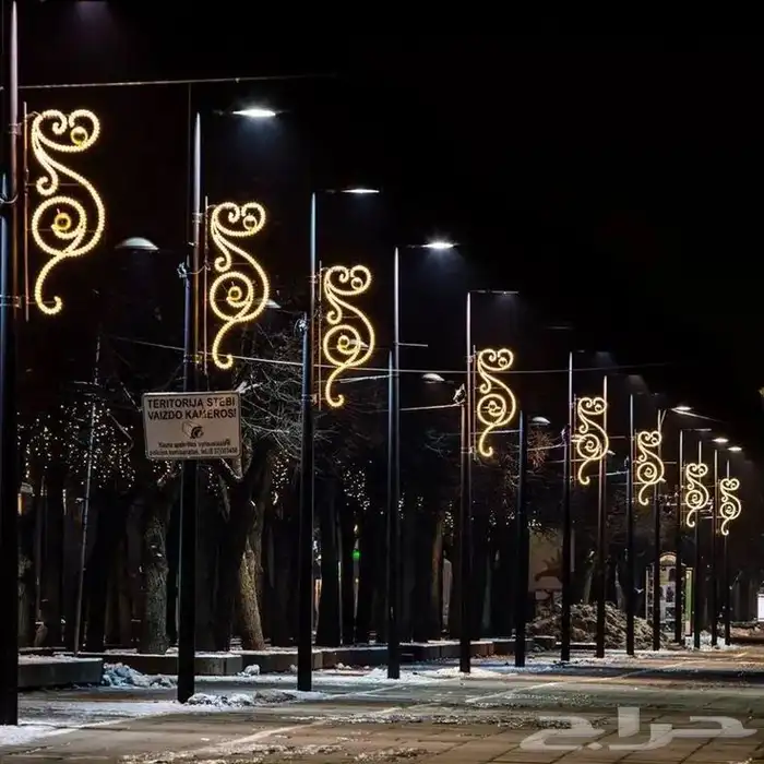 عامود انارة ديكوري 1