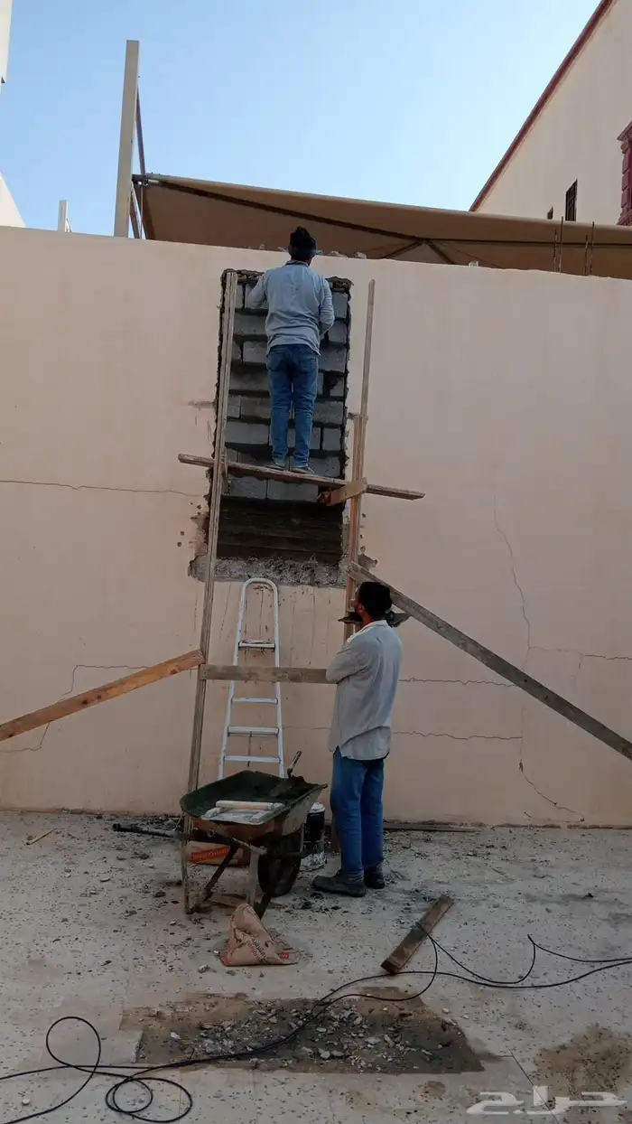 صبغ ديكور بلاط مساح مباني ترميم منزلي  حفر الباطن 1