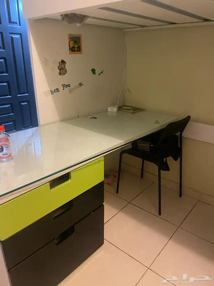 ايكيا 3 سراير دورين مع مكتبة 3