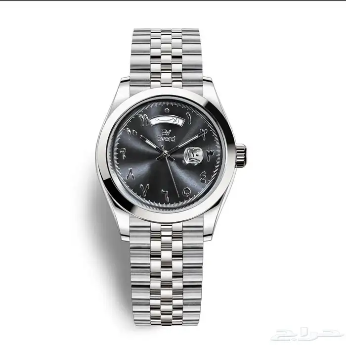 متجر_كاتشي ساعة ايفرد رجالية موديل رولكس تاريخ ويوم 2