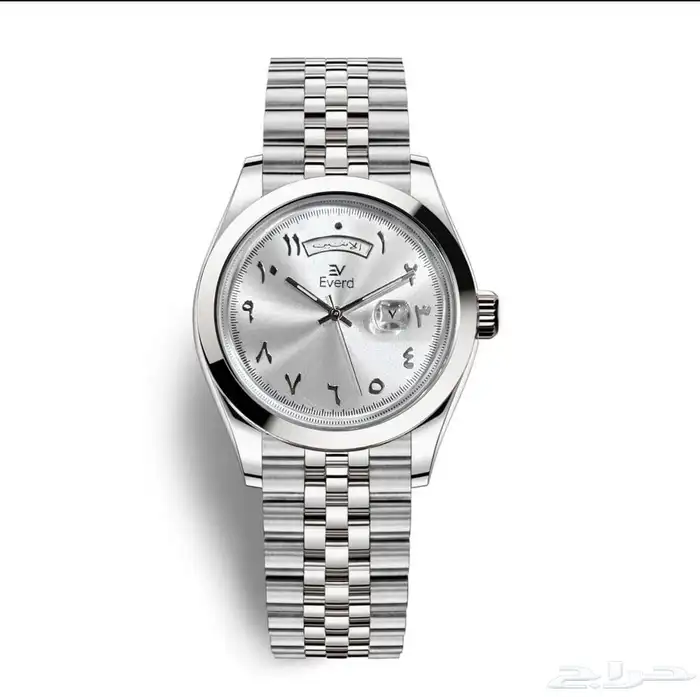 متجر_كاتشي ساعة ايفرد رجالية موديل رولكس تاريخ ويوم 3