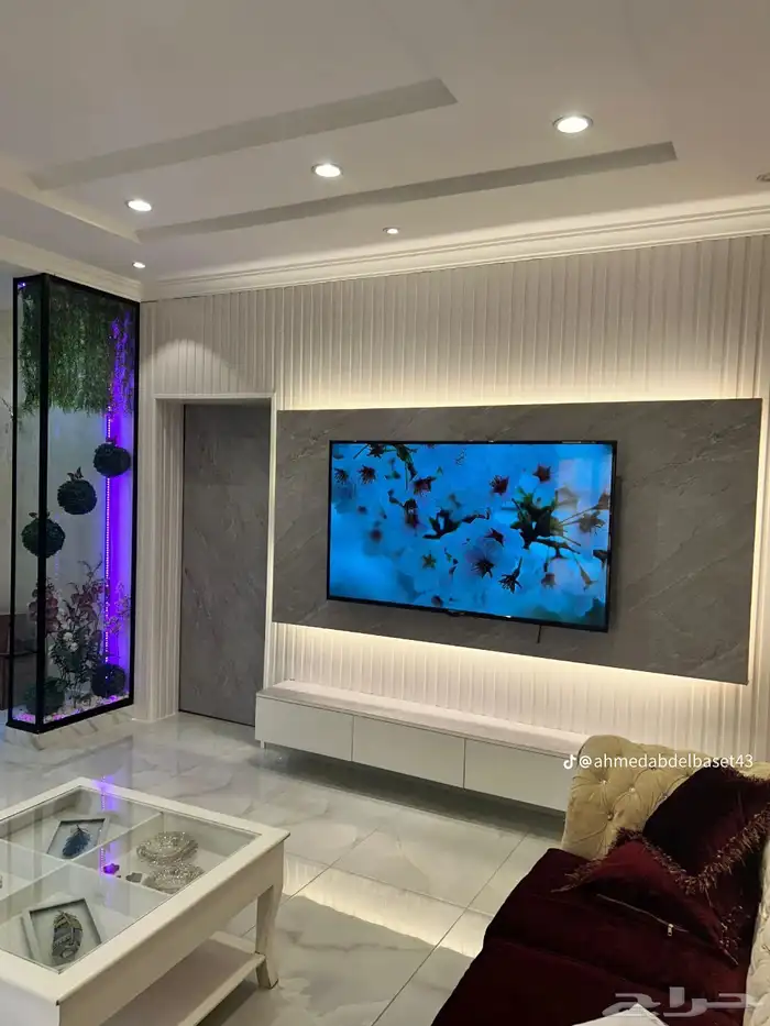 ديكورات منزليه بديل اشيبورد بديل اصخر بديل الخشب رخام مرايات 17