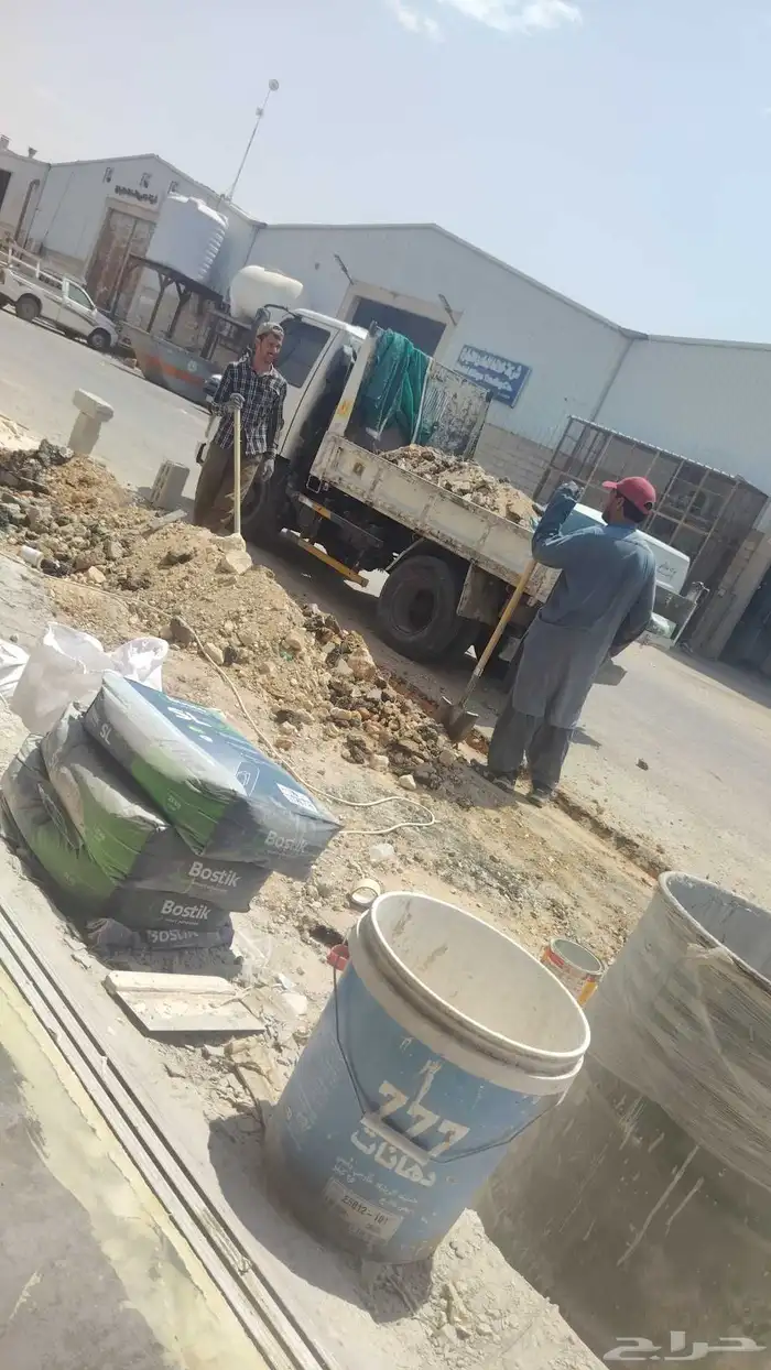 دينا نقل مخلفات ومواد البناء رمل واسمنت 3