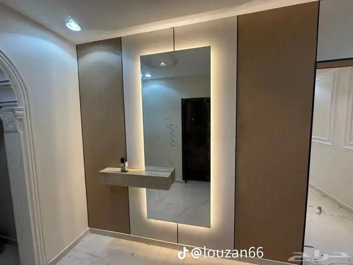 ديكورات منزليه بديل اشيبورد بديل اصخر بديل الخشب رخام مرايات 12