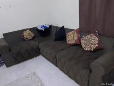 كنب 3 ونصف زاوية قوي ومتين مع سجادة 1