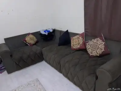 كنب 3 ونصف زاوية قوي ومتين مع سجادة 0