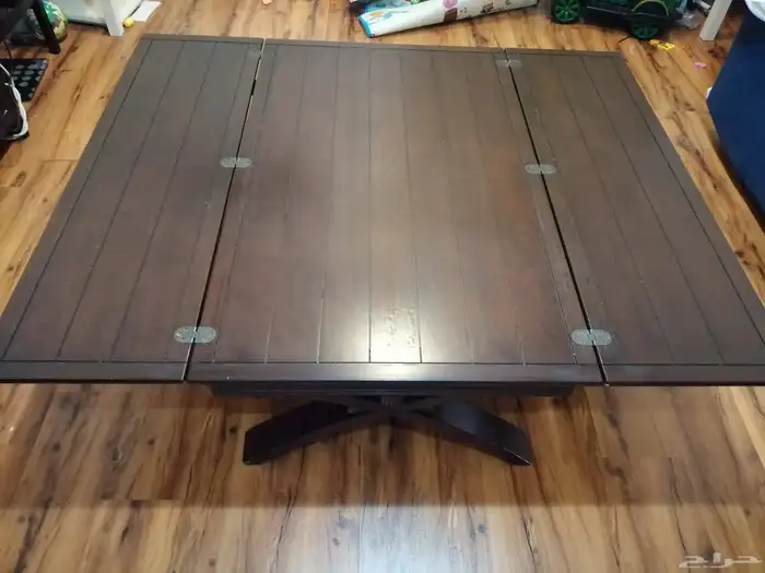 طاولة خشب وسط قلبلة للطي Foldable Table 4