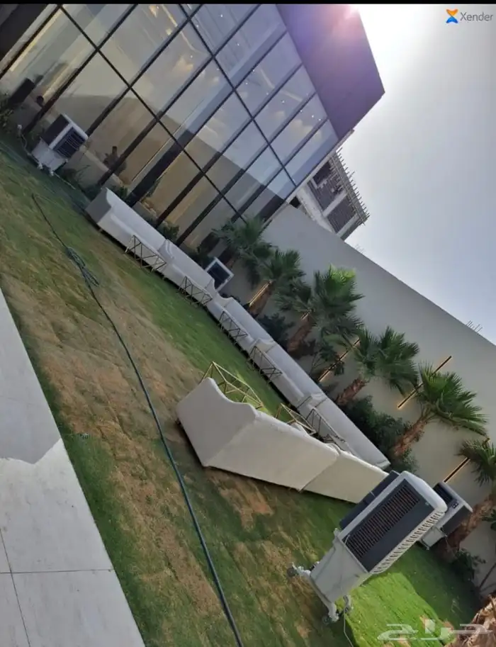 جلسات شعبيه وكنب مكيفات سماعات طاول الطعام كل شيء موجود 8