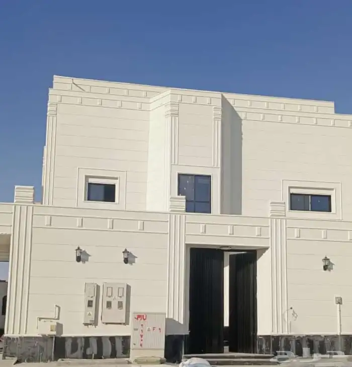 اعمال لياسه ملونه وديكورات خارجيه اسمنت الرياض وبطحا الرياض 5