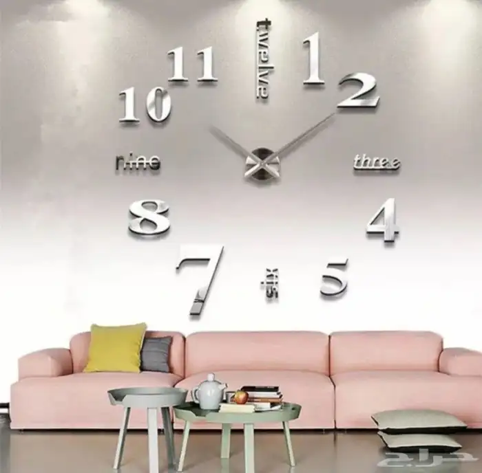 ساعة حائط 3D وساعة مجانا 9