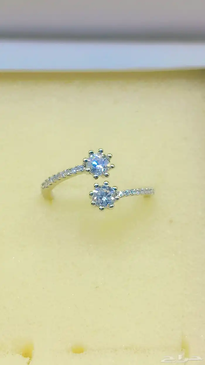 خواتم فضه اصلي نسائي 1