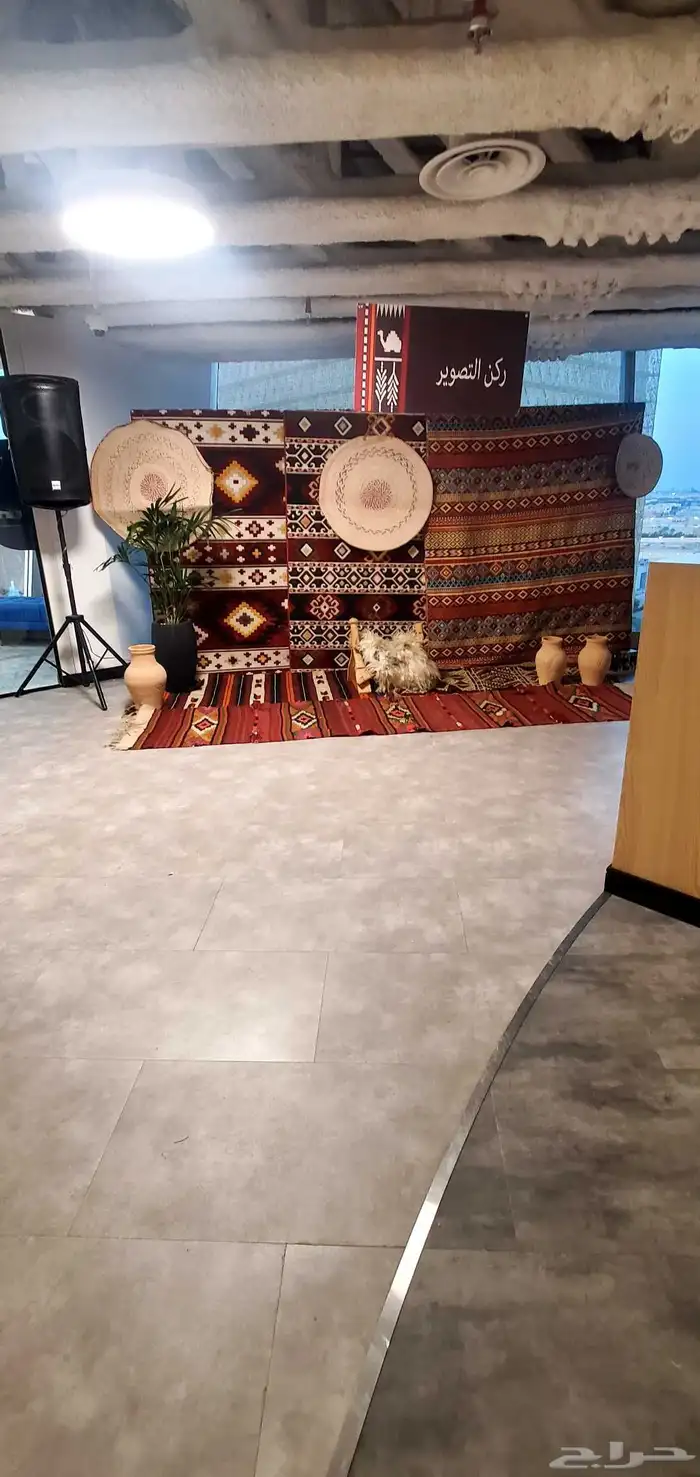 تجهيز كامل شعبيات وبوثات وخيم مع مكيفات ليوم الوطني 3