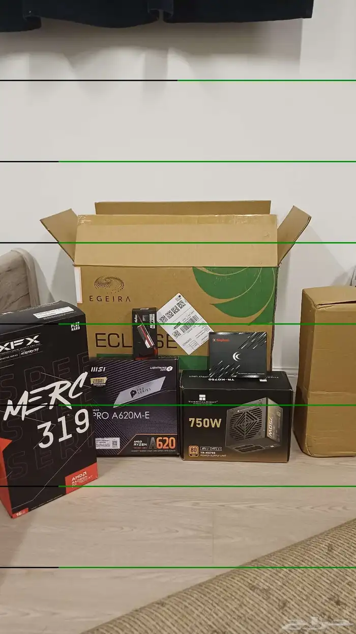 new gaming pc 7800xt 7500f قيمنق بي سي جديد 3