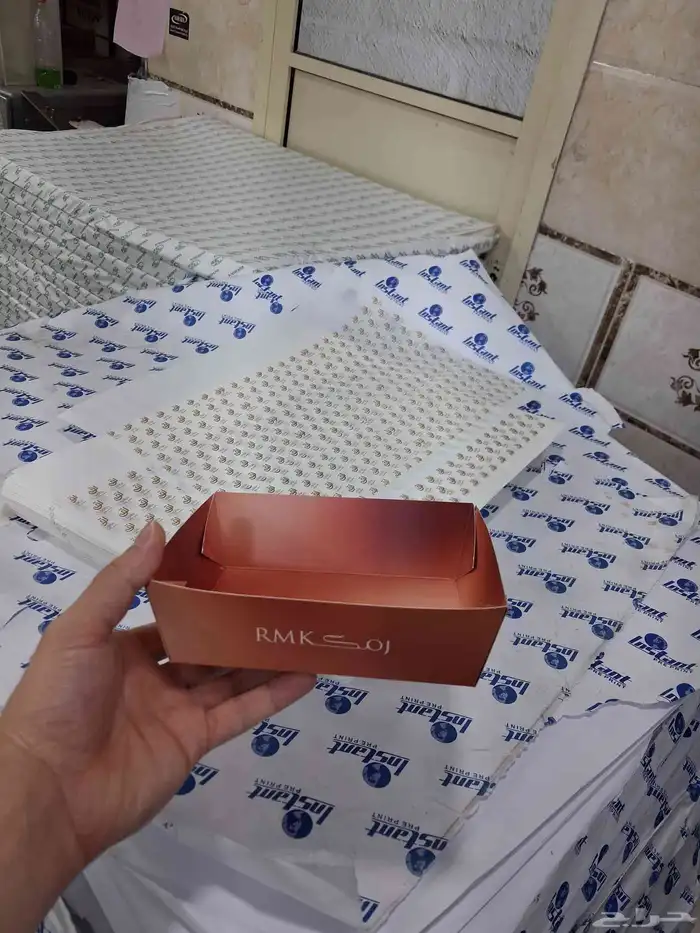 طباعة أكواب علب حلا علب بطاطس بوكس حلا كوكيز كوب ستيكر ملصق 8