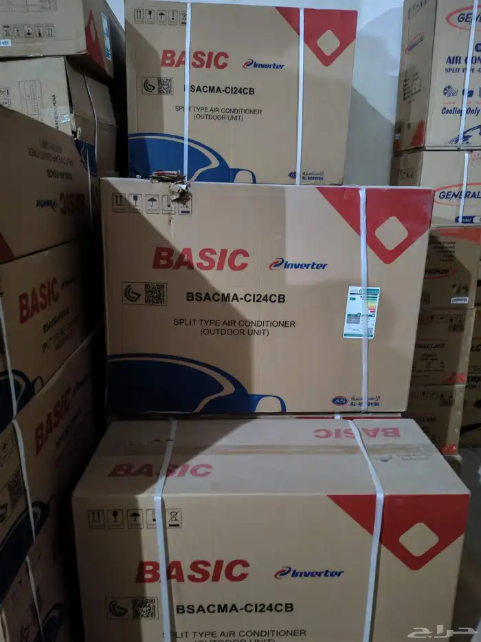 مكيفات للبيع جديدة بالكرتون سبليت وشباك مع التركيب 6
