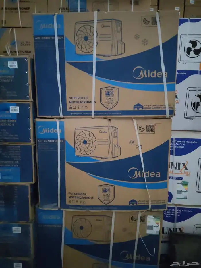 مكيفات للبيع جديدة بالكرتون سبليت وشباك مع التركيب 5