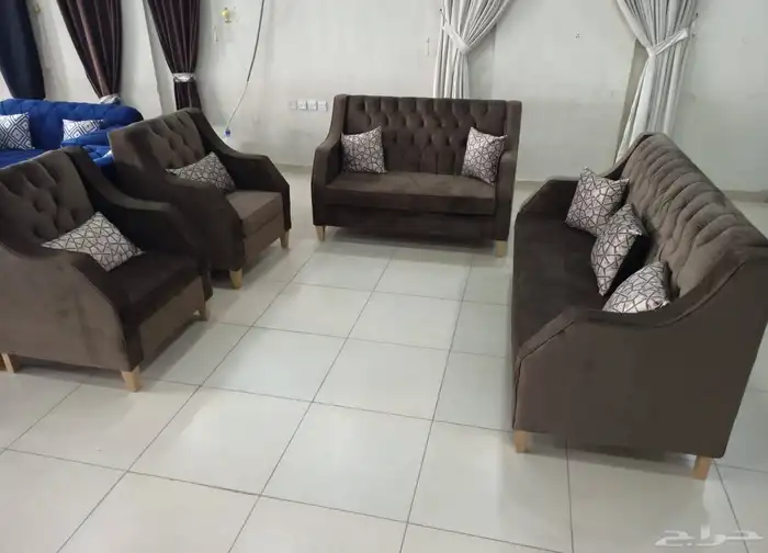 طقم كنب فاخر بجميع الألوان والتصاميم حسب الطلب 21