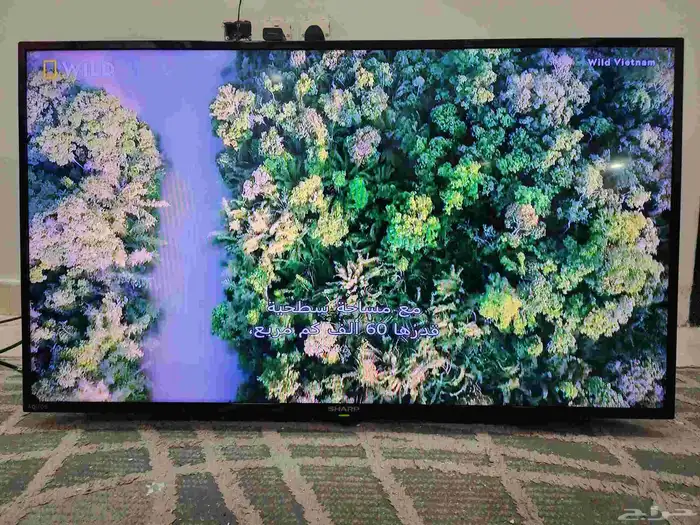 تلفزيون شارب 40 بوصه ماليزي FHD ... مع ريسيفر HUMAX 0