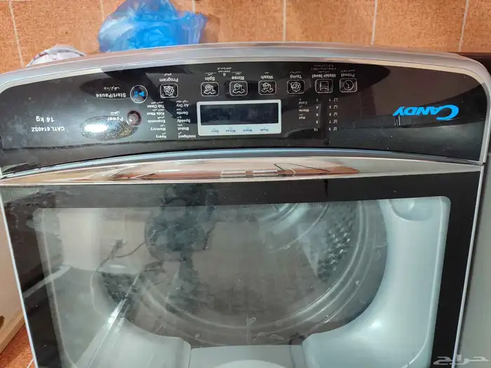 غسالة اوتوماتيك 14 كيلو نظيف مستعمل سنة ونص بسعر مغري 0