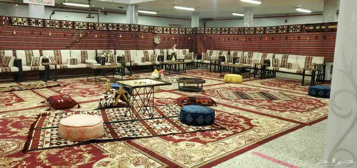 تجهيز كامل شعبيات وبوثات وخيم مع مكيفات ليوم الوطني 4