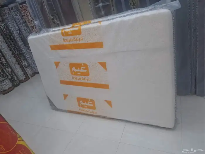 مراتب راقيه فندقيه مريحه طبقتين قماش تركي ضمان 5 ر 0