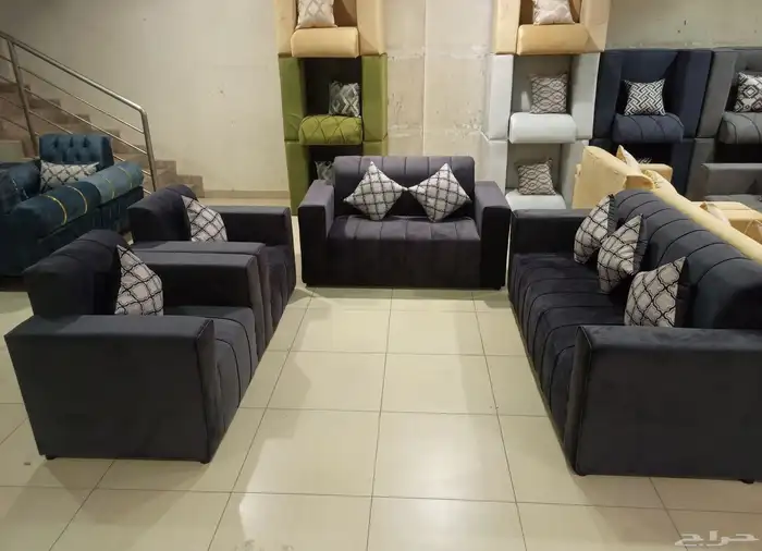 طقم كنب فاخر بجميع الألوان والتصاميم حسب الطلب 6