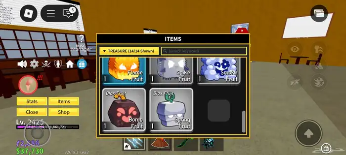 حساب روبلكس ماب المزرعه و ماب السرقه و ماب blox fruit 26