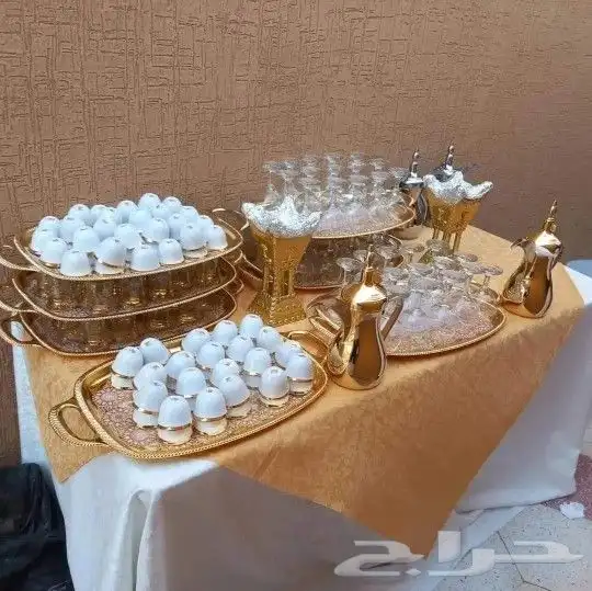 تأجير طاولات كراسي سماعات قهوجيين 1