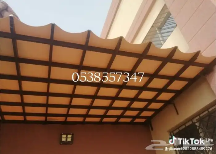 حداد تركيب غرف سندويش بنل ومضلات وسواتر وبرجولات 7