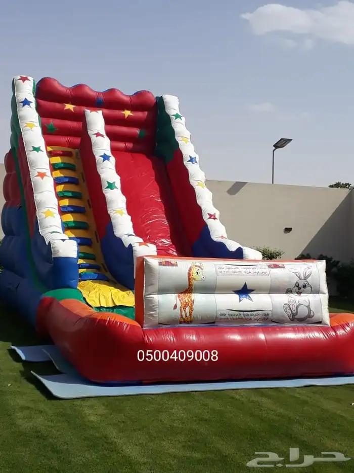 تأجير زحاليق مائيه زحاليق صابونيه نطيطات متاهات الرياض 7