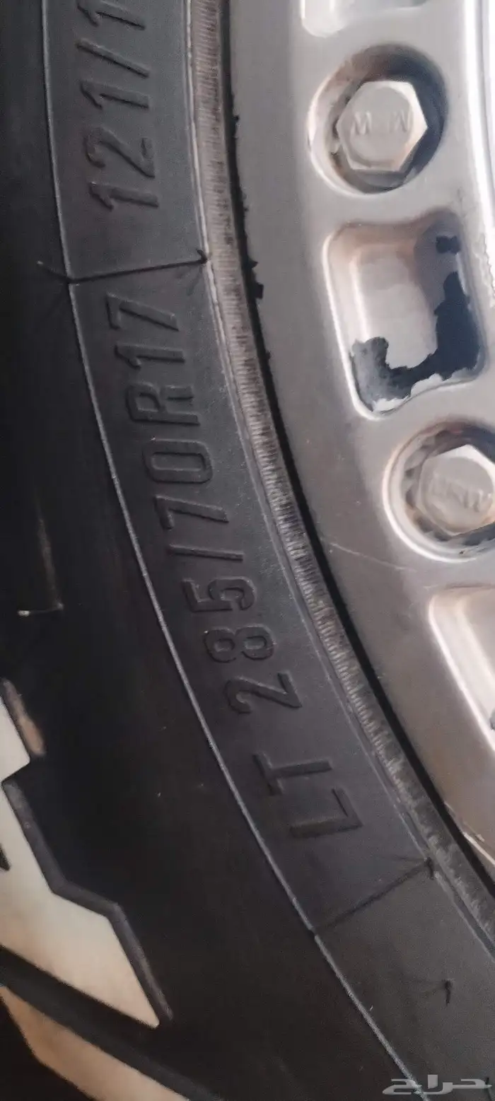 5جنوط ميثود وكفرات نص حجري 285 70 17 1