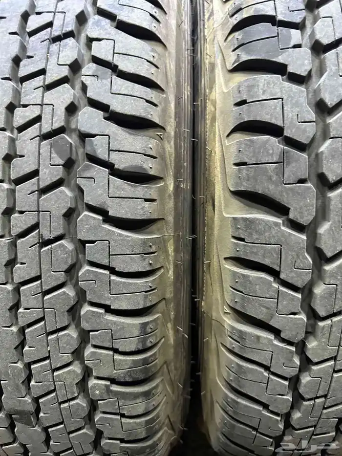 كفرات دنلوب ياباني مقاس 275.65.17 مع جنوط 9